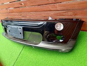 Mini BMW Mini R53 RE16 Genuine フロントBumper After-marketリップincluded FBumper Black ブラック CooperS R50 R53 CooperS ☆TC84780★