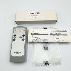 【未使用】ONKYO カンタンリモコン RC-584R 複数在庫