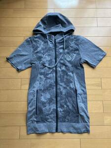  prompt decision!. price cut! beautiful goods! active gear stretch material parka short sleeves postage 185 jpy 