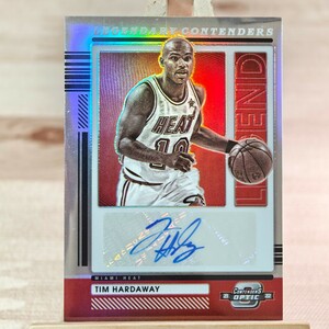 179枚限定 ティム・ハーダウェイ 2021-22 Panini Conteners Optic Holo Legend Tim Hardaway Auto 011/149 直筆サインカード ヒート