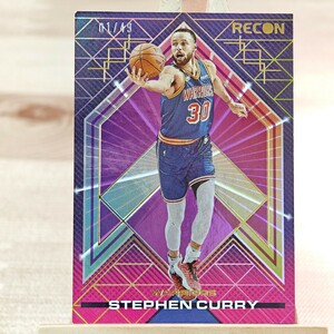 49枚限定 ステフィン・カリー 2021-22 Panini Recon Stephen Curry 01/49 Golden State Warriors