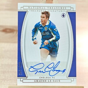 2020-21 Panini Chronicles National Treasures Chelsea FC Graeme Le Saux Auto 247/500 直筆サインカード