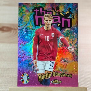 マルティン・ウーデゴール 2023-24 Topps Finest Road To UEFA EURO Martin Odegaard The Man Case Hit SP Arsenal