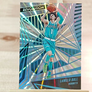 75枚限定 ラメロ・ボール 2023-24 Panini Revolution LaMelo Ball Sunburst 48/75 シャーロット・ホーネッツ