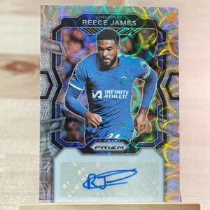 リース・ジェームズ 2023-24 Panini Prizm Premier League Choice Reece James Auto Chelsea 直筆サインカード