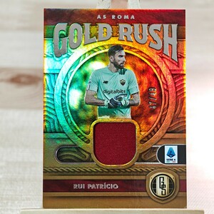 49枚限定 ルイ・パトリシオ 2022-23 Panini Chronicles Gold Rush Jersey Patch 47/49 Rui Patricio ASローマ ジャージカード