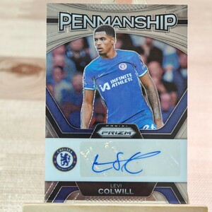 リーヴァイ・コルウィル 2023-24 Panini Prizm Premier League Levi Colwill Penmanship Auto Chelsea 直筆サインカード