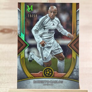 50枚限定 ロベルト・カルロス 2022-23 Topps Museum UEFA Roberto Carlos Real Madrid 18/50