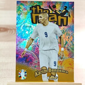 50枚限定 カリム・ベンゼマ 2023-24 Topps Finest Road To UEFA EURO Karim Benzema The Man Case Hit SP 10/50