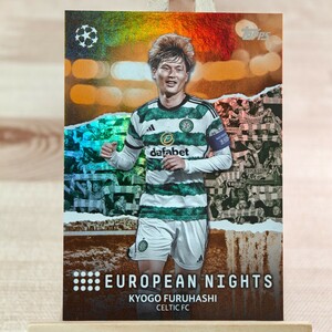 25枚限定 古橋亨梧 2023-24 Topps Uefa Club Competition European Nights Kyogo Furuhashi 24/25 Celtic