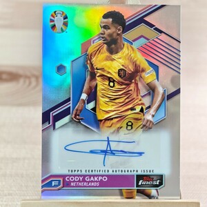 コーディ・ガクポ 2023-24 Topps Finest Road to UEFA Euro Cody Gakpo Auto 直筆サインカード