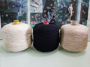  knitting wool silk silk braided thread ( silk kob ring ) business use trader . corn to coil 