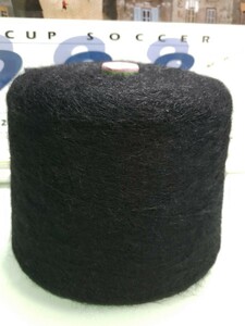  knitting wool silk mo hair black business use trader . corn to coil 