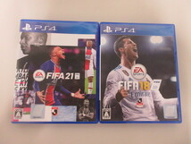 【即決】まとめ売り 2本 PS4 FIFA21/FIFA18_画像1
