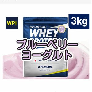 エクスプロージョン WPI プロテイン　ブルーベリーヨーグルト3㎏