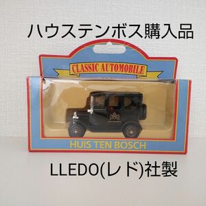 レド社製 ハウステンボス　クラシックカー　フィギュア　イギリス　ミニカー　タクシーCLASSIC レトロ　美品　黒　ビンテージ