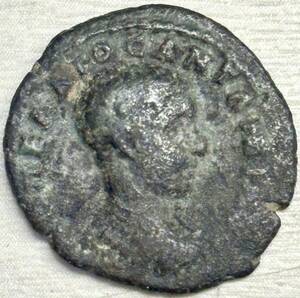 【古代ローマ銅貨】(年代不明 2.1g)