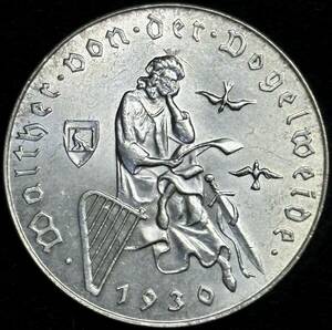 【オーストリア銀貨】(1930年銘 12.0g 直径29mm)