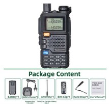 　新品・広帯域受信機化　UV-5R Plus　プログラミングケーブル付き　盗聴探索　サーチメモリー142ch登録済み　UV-K5同様ハード品_画像2