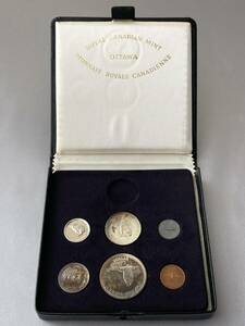 カナダ 1867-1967 センテニアル カナダ連邦100周年 記念コイン 6枚 銀貨 ニッケル貨 銅貨 貨幣 硬貨 エリザベスⅡ