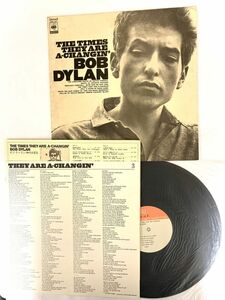 国内盤LP SOPL222 THE TIMES THEY ARE A-CHANGIN’ BOB DYLAN 時代は変わる ボブ・ディラン