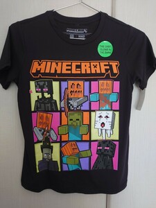 暗闇で光る マインクラフト マイクラ Tシャツ 130 140 タグ付き