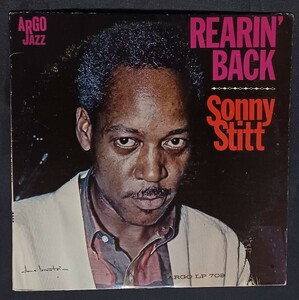 ○EX~EX-○in US.Original○深溝○MONO／PROMO○SONNY STITT○ARGO RECORDS U-11991○ REARIN BACK ○