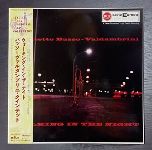 ◯NM+◯BMG.VICTOR／JAPAN◯MONO◯BASSO VALDAMBRINI◯RCA SERIERSE EUROPA PML-10089／BVJJ-2885◯　WALKING IN THE NIGHT ◯