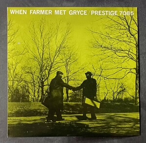 ◯未使用◯USA／OJC旧厚紙ジャケ◯ART FORMER・GIGI GRYCE‥◯PRESTIGE LP-7085／OJC-072◯ WHEN FORMER MET GRYCE ◯