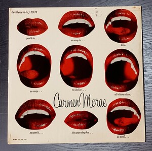 ○EX~EX-◯Original◯10in◯in USA○MONO◯深溝○CARMEN McRAE◯BETHLEHEM BCP-1023◯　CARMEN McRAE ◯