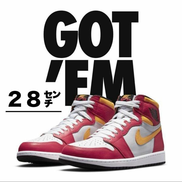 NIKE AIR JORDAN１HIGH OG LIGHT FUSION RED ナイキ エアジョーダン