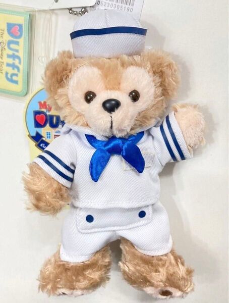 【TDL】新品 ディズニーシー限定 ダッフィー キーホルダー ダッフィー ぬいぐるみ ディズニー ぬいぐるみバッジ