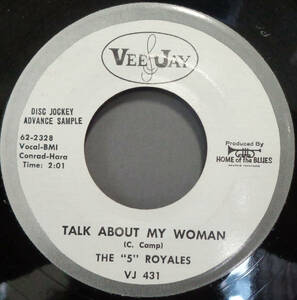 【SOUL 45】5 ROYALES - HELP ME SOMEBODY / TALK ABOUT MY WOMAN (s240503037)