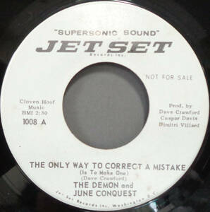 【SOUL 45】DEMON AND JUNE CONQUEST - THE ONLY WAY TO CORRECT A MISTAKE / IN MY DREAMS (s240520018)