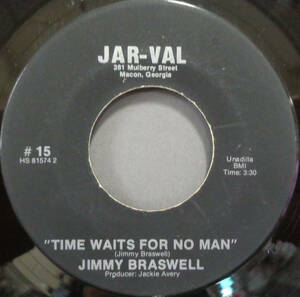 【SOUL 45】JIMMY BRASWELL - THIS TIME IT'S GOT TO BE FOR REAL / TIME WAITS FOR NO MAN (s240511013) *deep x-over