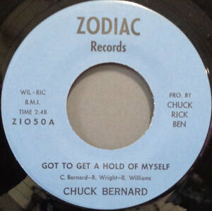 【SOUL 45】CHUCK BERNARD - GOT TO GET A HOLD OF MYSELF / EVERYBODY'S GOT THEIR OWN THING (s240512036) *x-over