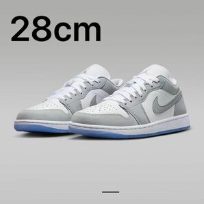 NIKE エアジョーダン 1 スニーカー Air Jordan1 ウルフグレー 28cm US11 LOW 新品 未使用 未開封