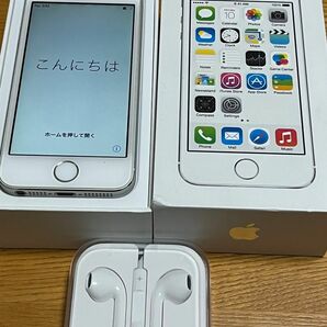 【箱・未使用純正イヤホン付き】iPhone 5S 本体　SoftBank