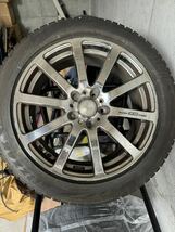 中古セット ホンダ無限NR 225/50R18 エリシオン/RC後期オデッセイ/ヴェゼル等　4本セットスタッドレスタイヤ アルミホイール VRX _画像1