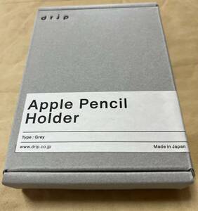 【新品未開封】drip Apple PencilHolder グレー