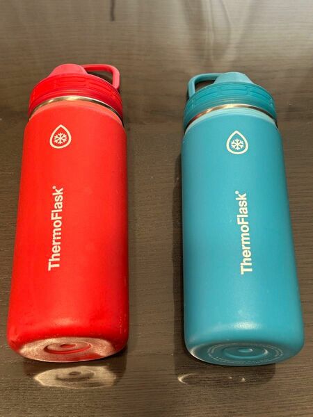 サーモフラスク thermoflask ステンレスボトル ステンレスマグ　474ml 16oz 2本セット