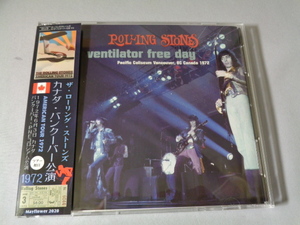 THE　ROLLING STONES/VENTILATOR　FREE DAY　1972　帯付2CD