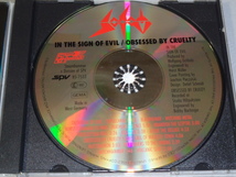 SODOM/IN THE SIGN OF EVIL＋OBSESSES BY CUELTY　WEST-GERMANY　オリジナル盤CD_画像2