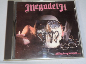 MEGADEATH/KILLING IS MY BUSINESS( record :MADE IN JAPAN)COMBAT record CD