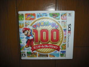* Nintendo [3DS] Mario party 100 Mini game collection super Mario used soft *