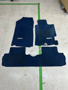  rare!! Honda original DC5 Integra type R front floor mat floor carpet mat carpet blue group 1 car set K231212-53