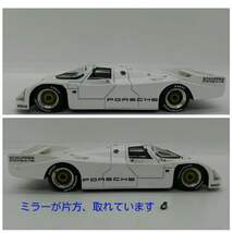 ケース無し 1/43 シュパン ポルシェ 962C ホワイト スパークモデル 雑誌 ミニカーファン 特注 Spark model White SCHUPPAN Porsche 962c_画像1