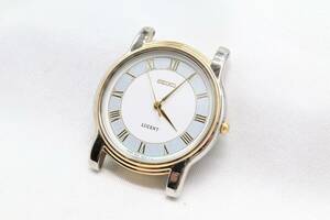 【W142-19】動作品 電池交換済 SEIKO LUCENT セイコー ルーセント 腕時計 フェイスのみ 5E21-6E00 メンズ【送料全国一律185円】