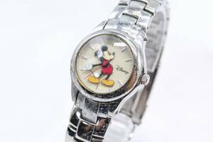 [W142-105] рабочий товар батарейка заменен DISNEY Disney Mickey Mouse наручные часы MUO928 женский [ стоимость доставки единый по всей стране 185 иен ]