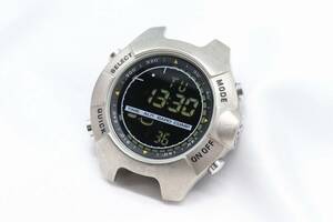 【W143-33】動作品 電池交換済 SUUNTO OBSERVER スント オブザーバー デジタル 腕時計 フェイスのみ メンズ【送料全国一律185円】